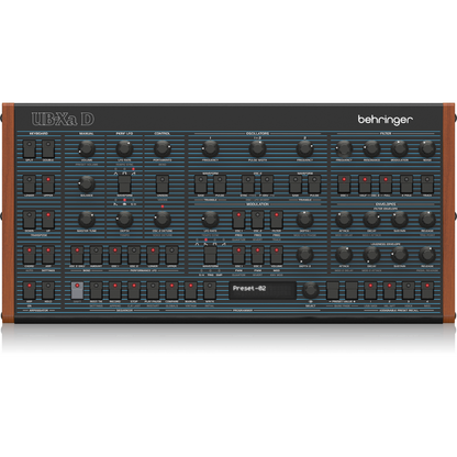 Behringer UBXA-D Analog Polyphonic Synthesizer 16-Voice Multi-Timbral Desktop with 8 Vintage Modes and Dual VCFs — view 2