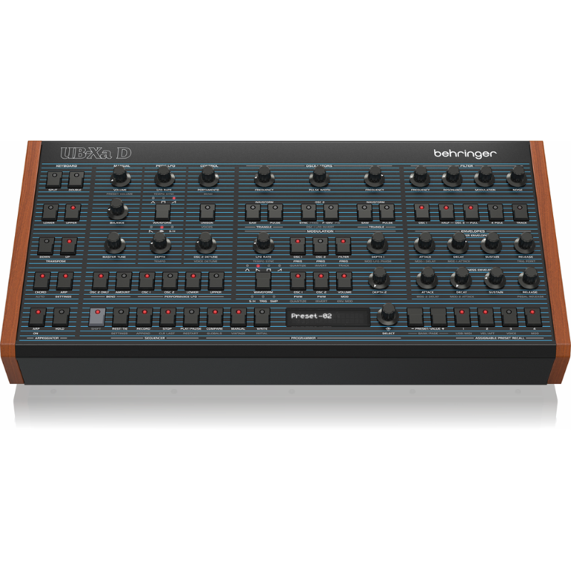 Behringer UBXA-D Analog Polyphonic Synthesizer 16-Voice Multi-Timbral Desktop with 8 Vintage Modes and Dual VCFs — view 5