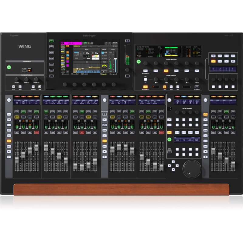 Behringer Wing Digital Mixing Console 48-Channel 28-Bus with 8 Midas PRO Preamps & Outputs, 10" Touch Screen, 24-Fader Control Surface — view 5