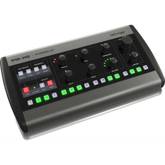 Behringer Powerplay 16 P16-HQ 16-Channel Digital Stereo Personal Monitor Mixer