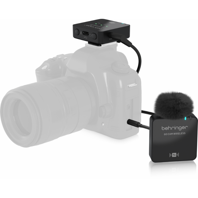 Behringer Go Cam Wireless Digital Clip-On Microphone System for Content Creators — view 3
