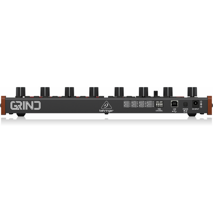 Behringer Grind Hybrid Semi-Modular Synthesizer with 24 Sound Engines, Analog Filter, 32-Step Sequencer, 16-Voice Poly Chain — view 2