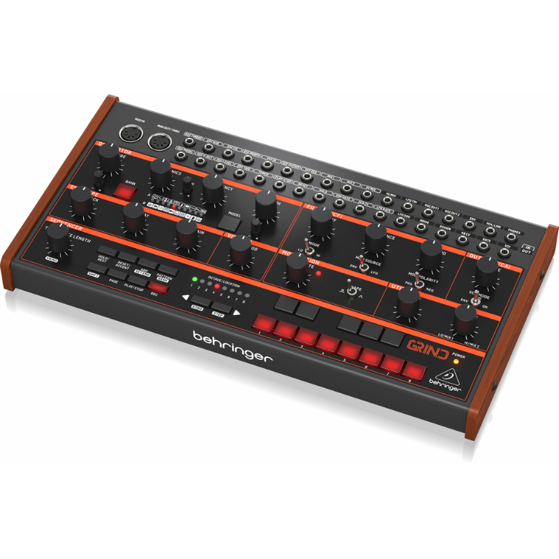 Behringer Grind Hybrid Semi-Modular Synthesizer with 24 Sound Engines, Analog Filter, 32-Step Sequencer, 16-Voice Poly Chain — view 5
