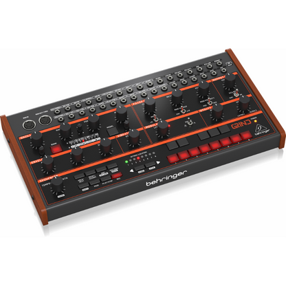Behringer Grind Hybrid Semi-Modular Synthesizer with 24 Sound Engines, Analog Filter, 32-Step Sequencer, 16-Voice Poly Chain