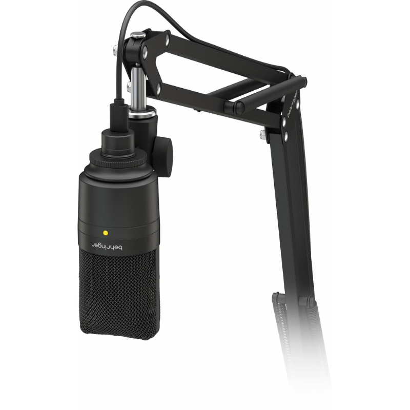 Behringer D3 USB Microphone Podcast Bundle with Boom Arm and Pop Filter — view 2
