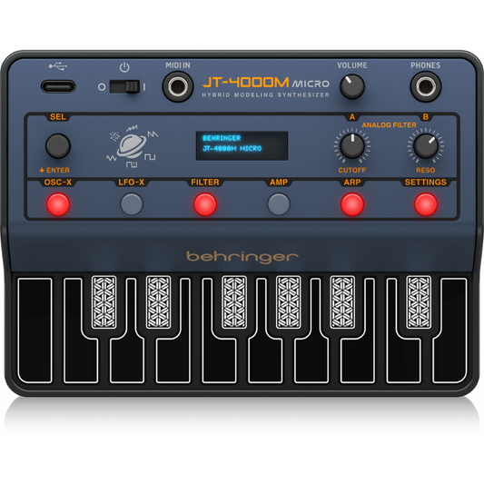 Behringer JT-4000M Micro 4-Voice Hybrid Synthesizer with MIDI