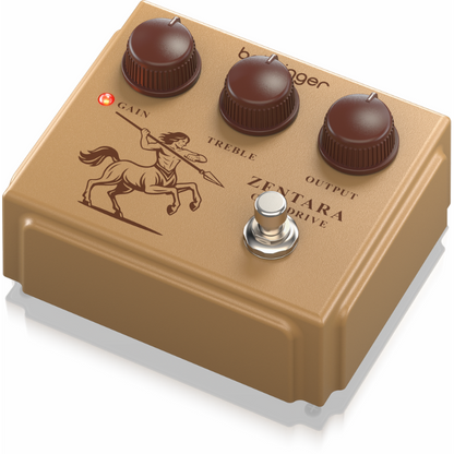 Behringer Zentara Overdrive Transparent Boost Pedal with Dynamic Range and Germanium Diodes — view 3