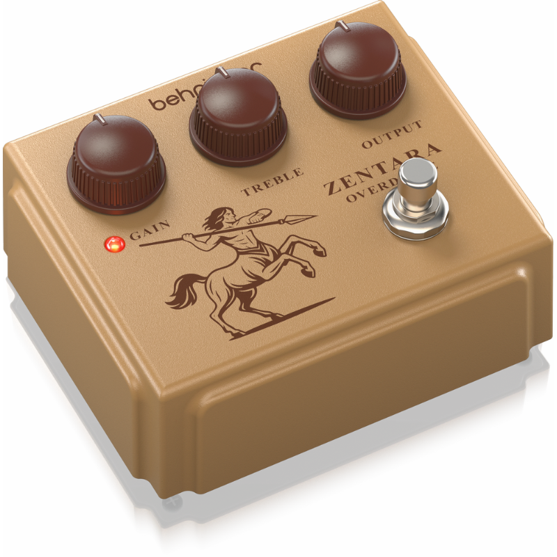 Behringer Zentara Overdrive Transparent Boost Pedal with Dynamic Range and Germanium Diodes