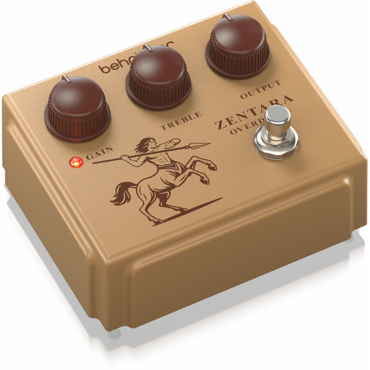 Behringer Zentara Overdrive Transparent Boost Pedal with Dynamic Range and Germanium Diodes