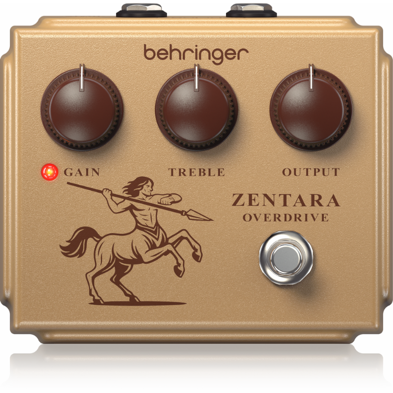 Behringer Zentara Overdrive Transparent Boost Pedal with Dynamic Range and Germanium Diodes — view 4