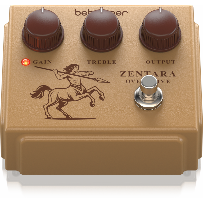 Behringer Zentara Overdrive Transparent Boost Pedal with Dynamic Range and Germanium Diodes — view 5