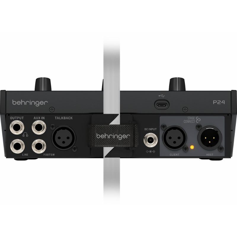 Behringer P24 StageConnect Personal Monitor Mixer with 13 Stereo Channels and 60-mm Faders — view 7