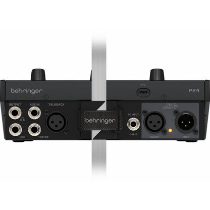 Behringer P24 StageConnect Personal Monitor Mixer with 13 Stereo Channels and 60-mm Faders — view 7