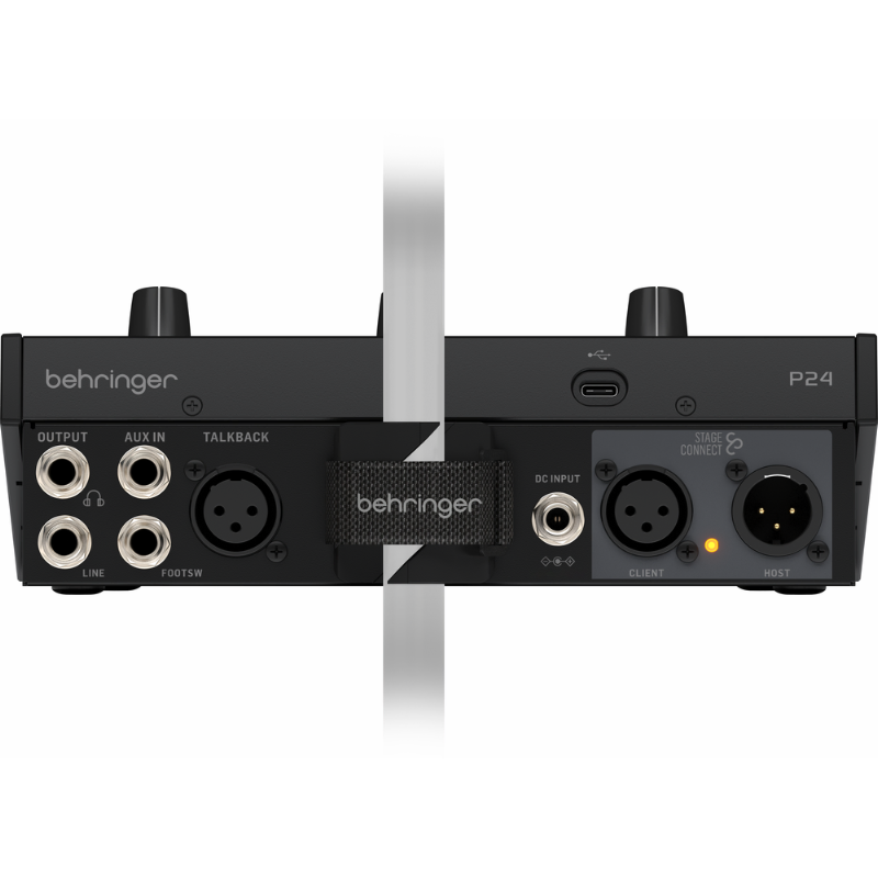 Behringer P24 StageConnect Personal Monitor Mixer with 13 Stereo Channels and 60-mm Faders — view 6
