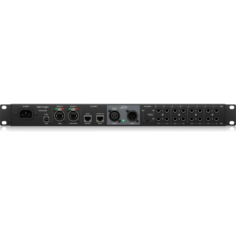 Behringer P24 Hub StageConnect with Bus Powering for Personal Monitor Mixers — view 2