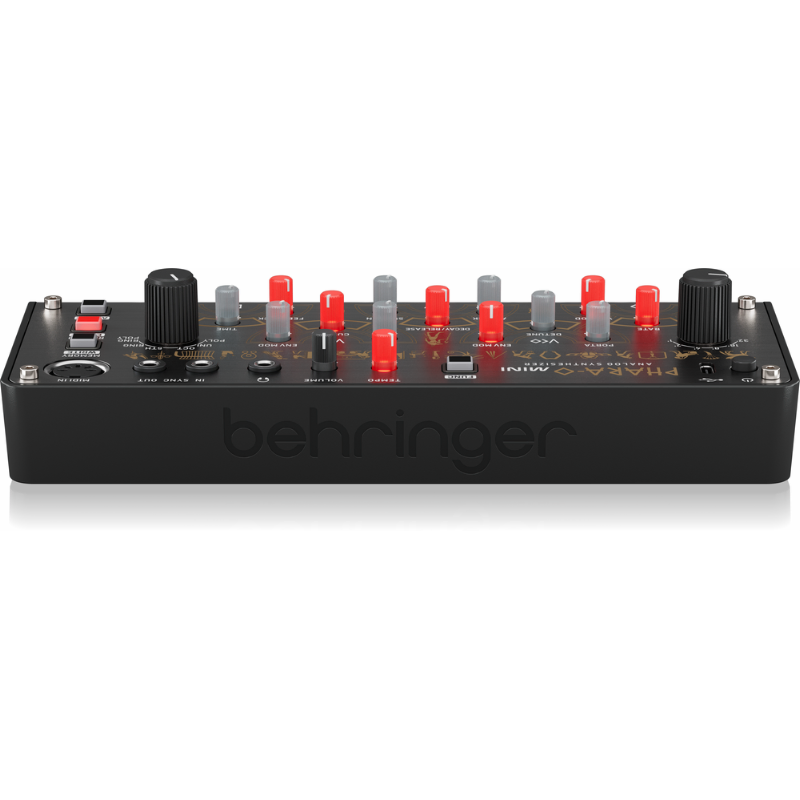 Behringer Phara-O Mini Analog Polyphonic Synthesizer with 3 VCOs, Classic VCF, Ring Modulator, 16-Step Sequencer, Delay — view 2