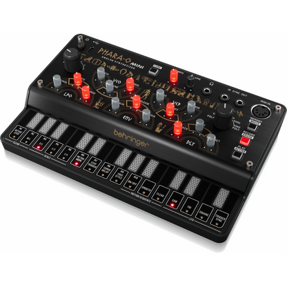 Behringer Phara-O Mini Analog Polyphonic Synthesizer with 3 VCOs, Classic VCF, Ring Modulator, 16-Step Sequencer, Delay — view 3