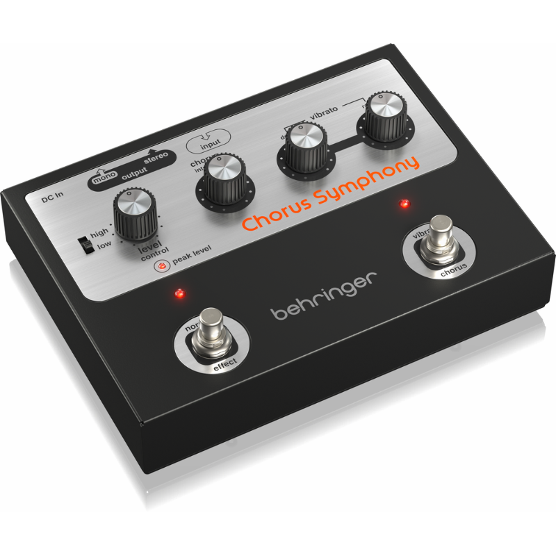 Behringer Chorus Symphony Vintage Modulation Pedal with BBD Chorus and Vibrato Modes