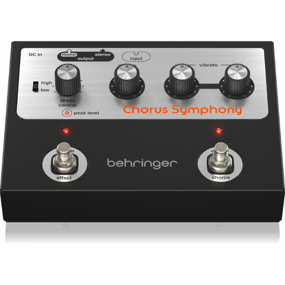 Behringer Chorus Symphony Vintage Modulation Pedal with BBD Chorus and Vibrato Modes — view 5