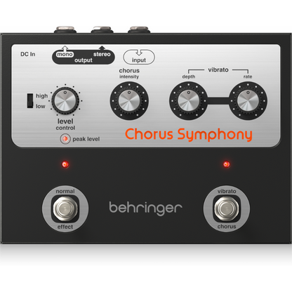 Behringer Chorus Symphony Vintage Modulation Pedal with BBD Chorus and Vibrato Modes — view 4