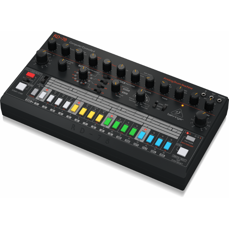 Behringer RD-78 Analog Drum Machine with 15 Drum Sounds, 34 Rhythm Presets, 16-Step Sequencer — view 5