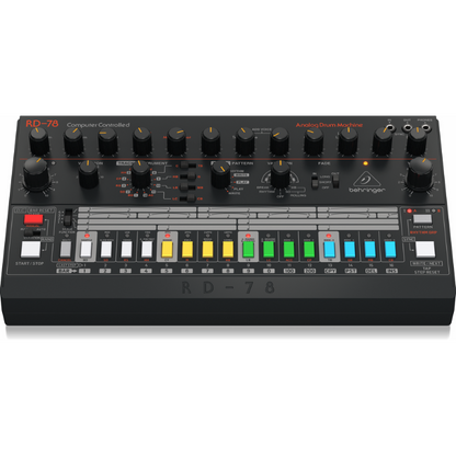 Behringer RD-78 Analog Drum Machine with 15 Drum Sounds, 34 Rhythm Presets, 16-Step Sequencer — view 3