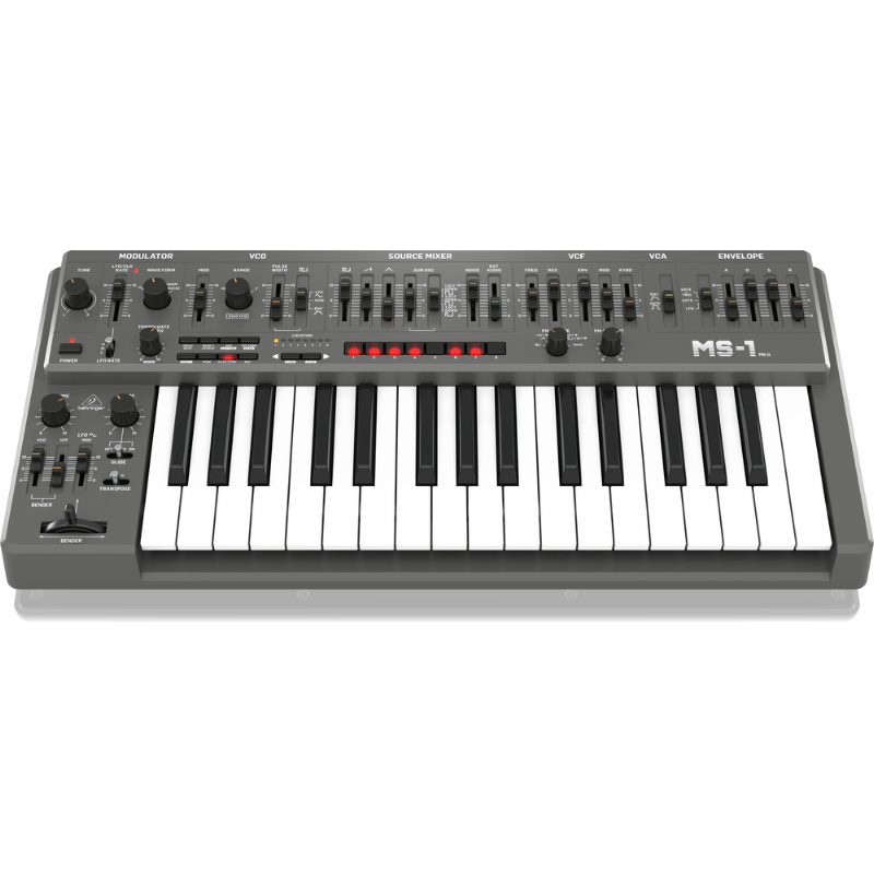 Behringer MS-1 MK II-GY Analog Synthesizer with 32 Keys, 3340 VCO, VCF, 32-Step Sequencer, and Arpeggiator — view 3