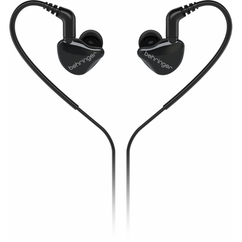 Behringer MO240-CK Pro In-Ear Studio Monitoring Earphones Black — view 2