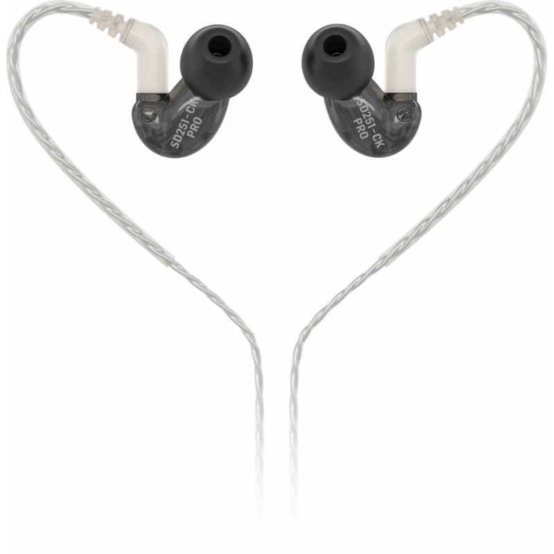 Behringer SD251-CK Pro In-Ear Studio Monitoring Earphones Black — view 3