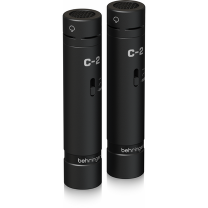 Behringer C-2 Dark Edition Studio Condenser Microphones - Matched Pair — view 5