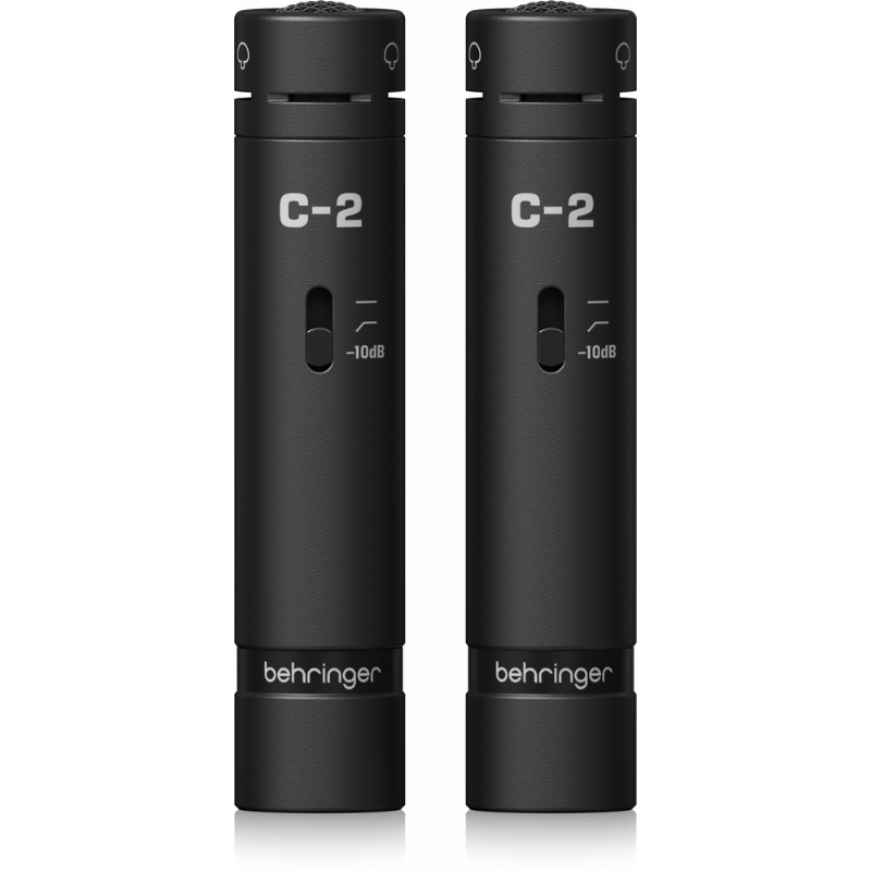 Behringer C-2 Dark Edition Studio Condenser Microphones - Matched Pair — view 2