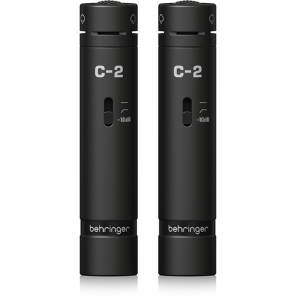 Behringer C-2 Dark Edition Studio Condenser Microphones - Matched Pair — view 2