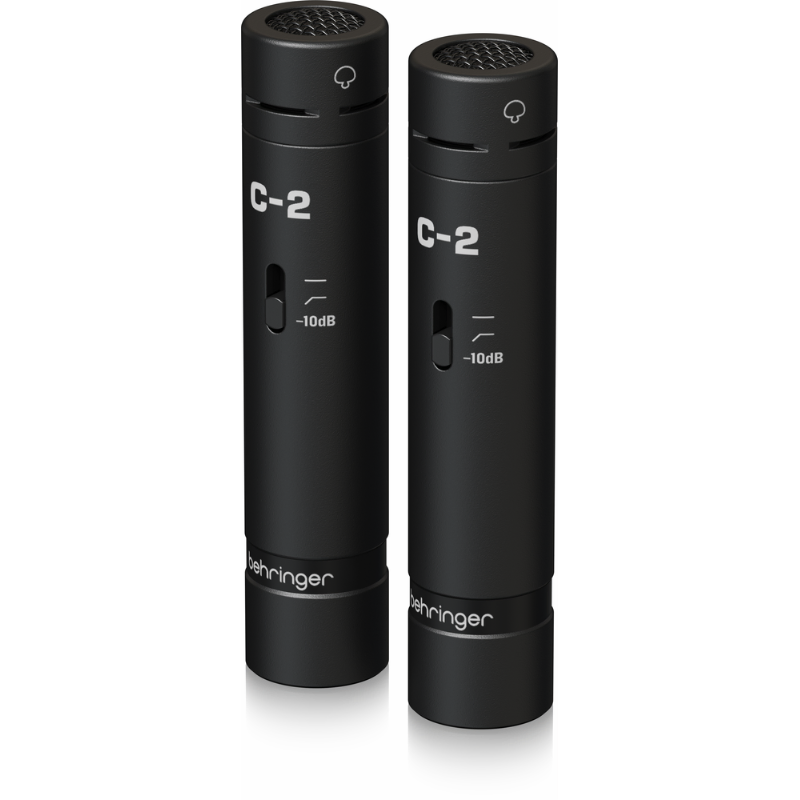Behringer C-2 Dark Edition Studio Condenser Microphones - Matched Pair — view 6