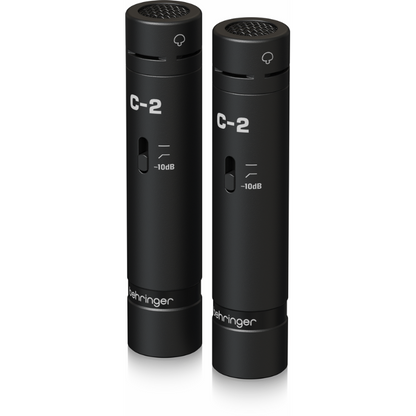 Behringer C-2 Dark Edition Studio Condenser Microphones - Matched Pair — view 6