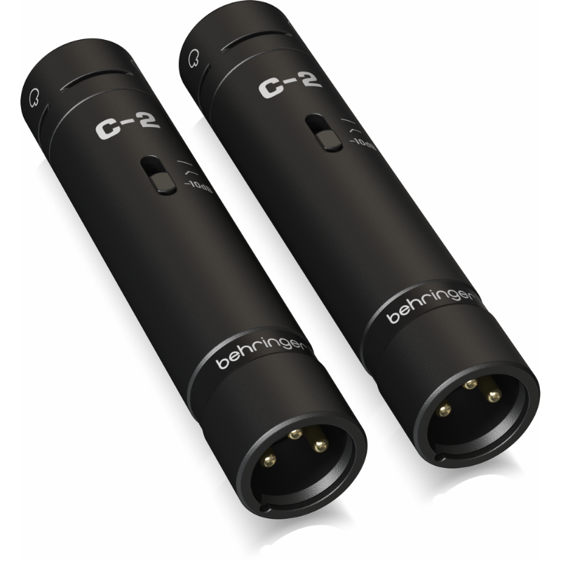 Behringer C-2 Dark Edition Studio Condenser Microphones - Matched Pair — view 3
