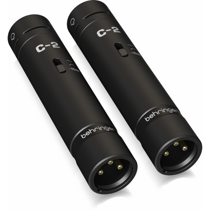 Behringer C-2 Dark Edition Studio Condenser Microphones - Matched Pair — view 3