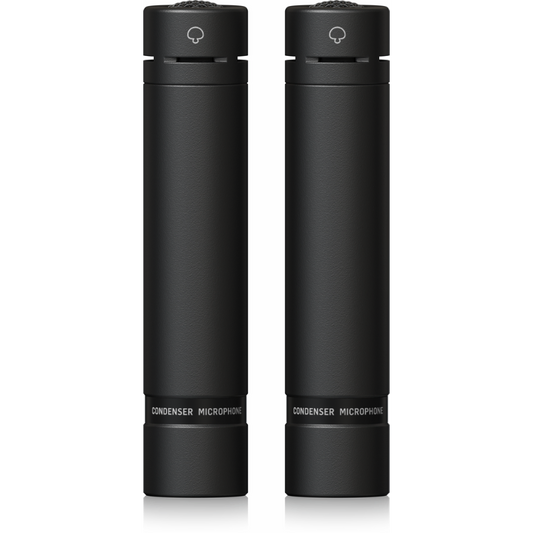 Behringer C-2 Dark Edition Studio Condenser Microphones - Matched Pair