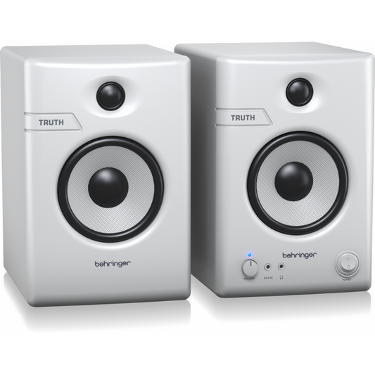 Behringer Truth 4.5 BT-WH Studio Monitors with Bluetooth Connectivity