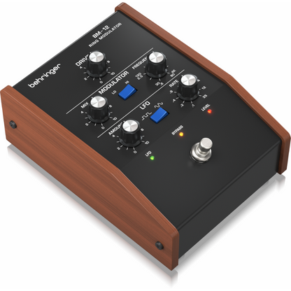Behringer BM-12 Vintage Analogue Ring Modulator Pedal with Bell-Like Tones and LFO Modulation
