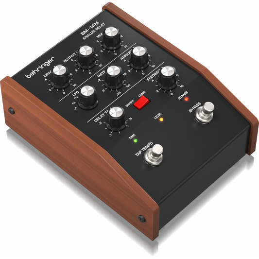 Behringer BM-14M Vintage Analog Delay Pedal with 1000 ms Delay Time and MIDI Control