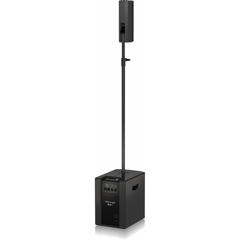 Behringer B6X 800-Watt Powered Column Loudspeaker with Digital Mixer and Bluetooth Streaming — view 2