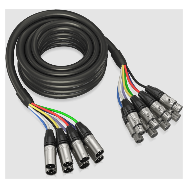 Behringer GMX-500CM 5m 8-Way Multicore Cable with XLR Connectors — view 2