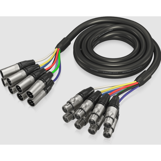 Behringer GMX-300CM 8-Way Multicore Cable 3m with XLR Connectors