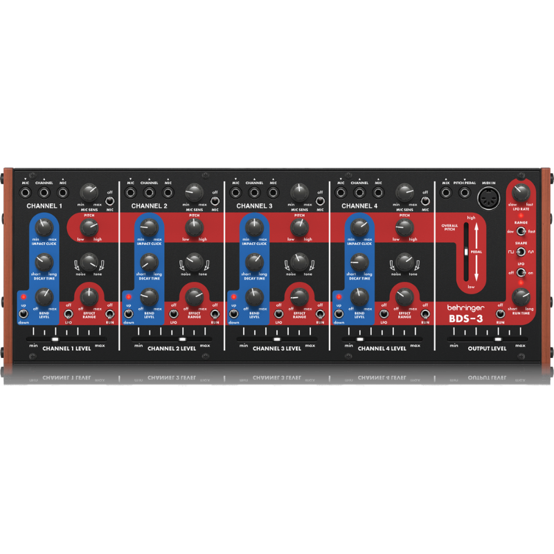 Behringer BDS-3 4-Channel Analog Drum Synthesizer with Effects Channel and Eurorack Format — view 4