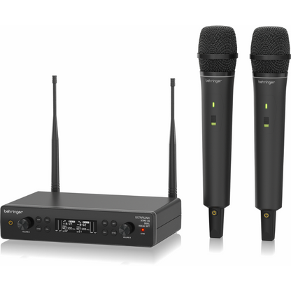 Behringer XTM1-35 Dual UHF Wireless Microphone System with 2 Handheld Mics and Dual-Channel Receiver — view 6