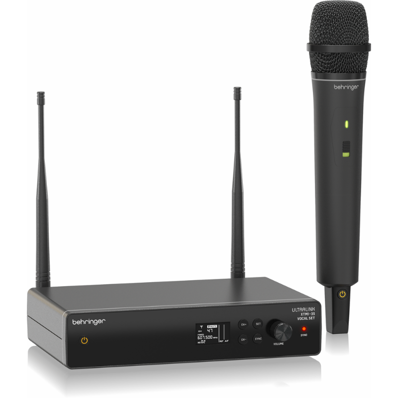 Behringer XTM1-35 UHF Wireless Microphone System with Handheld Mic and Single-Channel Receiver