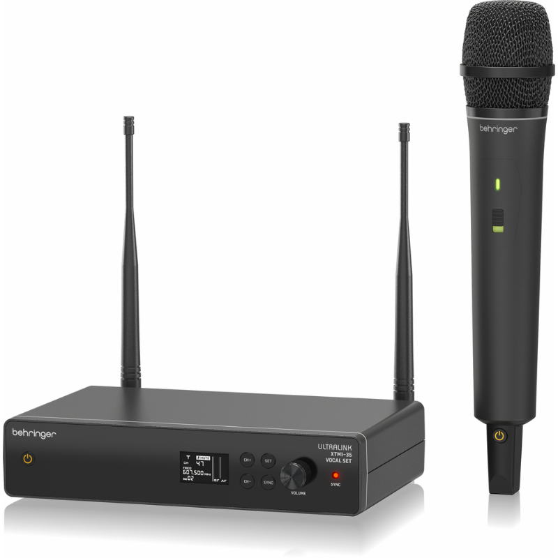Behringer XTM1-35 UHF Wireless Microphone System with Handheld Mic and Single-Channel Receiver — view 6