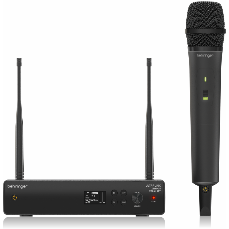 Behringer XTM1-35 UHF Wireless Microphone System with Handheld Mic and Single-Channel Receiver — view 5