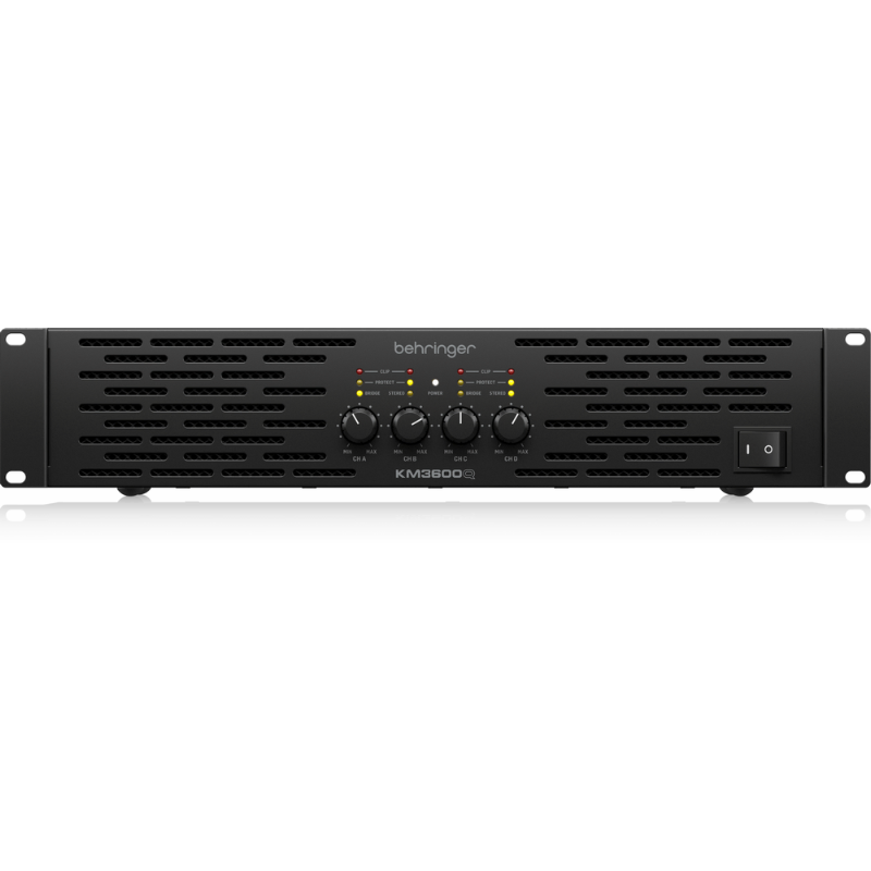 Behringer KM3600Q 4-Channel Power Amplifier 3600 Watts — view 3