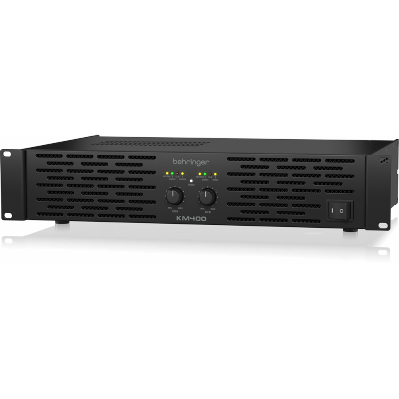 Behringer KM400 400-Watt Professional Stereo Power Amplifier — view 4